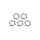CHROME EXT. COUNTERSUNK LOCKWASHER, #6