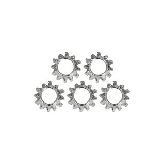 CHROME EXT. COUNTERSUNK LOCKWASHER, #8
