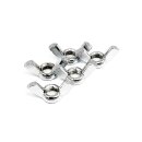 CHROME WING NUT, 1/4-20