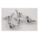 CHROME WING NUT, 3/8-16