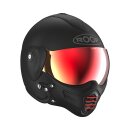 Roof Roadster Iron helmet mat black-red