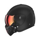 Roof Roadster Iron helmet mat black-red