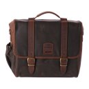 Longride, click-on Classic saddlebag waxed cotton. Khaki