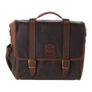 Longride, click-on Classic saddlebag waxed cotton. Khaki