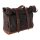 Longride, click-on Old Chopper saddlebag waxed cotton. Khaki