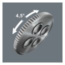Wera, Kraftform Kompact 400 RA. 1/4" drive. US sizes