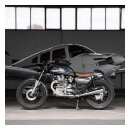 Longride, Heritage waxed canvas tank bag. Black