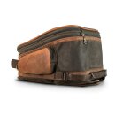 Longride, Heritage waxed canvas tank bag. Khaki