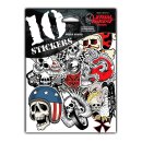 Biker series 10-pack decals