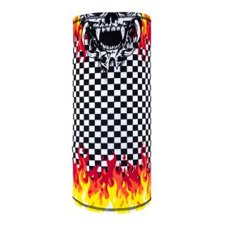 ZANheadgear Motley Tube sportflex checkered flames