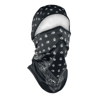ZANheadgear Balaclava sportflex black paisley