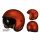 Motorrad Helm mit integriertem Visier Torx Harry matt glitter orange M