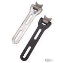 GZP solo polished stainless seat bracket