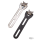 GZP solo polished stainless seat bracket