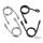 GZP 2" Chrome torsion seatsprings set