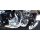 Blow chrome pipes black shields BT84-17