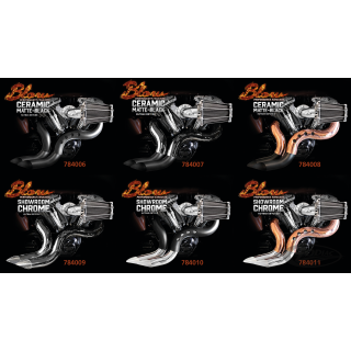 Blow chrome pipes copper shields BT84-17