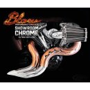 Blow chrome pipes copper shields BT84-17