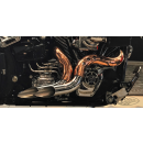 Blow chrome pipes copper shields BT84-17