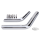 Chrome heat shields for zpn 789413