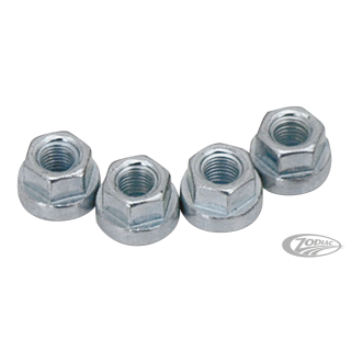 4pck Nuts, 5/16-24 hex flange