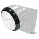 Black 7" headlight trim ring