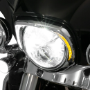 Headlight Bezel Chrome w/amber FLH*14-UP