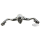 7" Headlamp Visor Ornament Skull Chrome