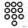 10Pck O-Ring turn signal 63-85