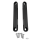 Blk Straight LED fr turn signals FL