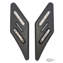 Blk Strtchd Square E-marked LED flush mn