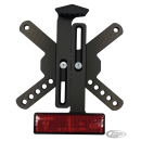 Number plate holder Multifit. LED Emarke
