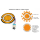 Turn Sig LED insert pancake 3" white hal