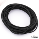 Cloth covered wire pure black 25ft