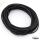 Cloth covered wire pure black 25ft