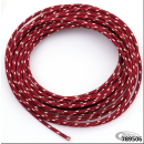 Cloth covered wire red/white 25ft