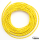 Cloth covered wire yellow/white 25ft