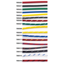 Cloth covered wire blue/white 25ft