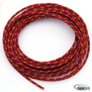 Cloth covered wire red/yellow 25ft