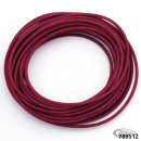Cloth covered wire red/blue 25ft