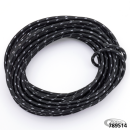 Cloth covered wire black/white 25ft
