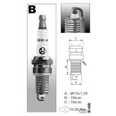 4PCK Brisk BR14YC Spark plug