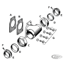 10pck Intake manifold rivet BT48-54