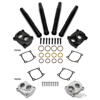 ME17-UP Blk tappet and pushrod cover set