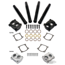 ME17-UP Blk tappet and pushrod cover set