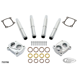 ME17-UP Chr tappet and pushrod cover set