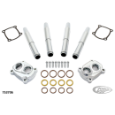 ME17-UP Chr tappet and pushrod cover set