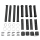Pushrod Cover Kit Black BT84-00