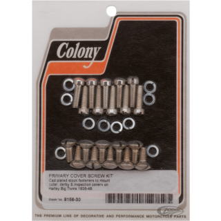 Chrome Primary + derby screw kit BT36-64