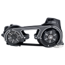 BDL 2" open belt kit Softail ME18-UP BLK